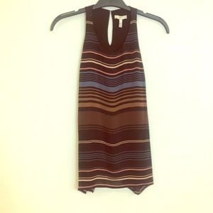 Joie striped silk racerback XS
